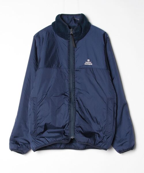 MAGIC NUMBER(マジック ナンバー)の「【MAGIC NUMBER】REVERSIBLE RETRO BOA JK(その他アウター・メンズ・ネイビー/チャコール/ベージュ・MEDIUM/LARGE)」の16枚目の写真