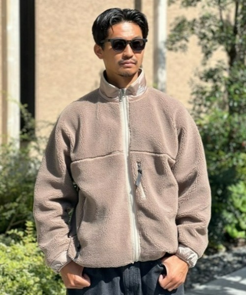 MAGIC NUMBER(マジック ナンバー)の「【MAGIC NUMBER】REVERSIBLE RETRO BOA JK(その他アウター・メンズ・ネイビー/チャコール/ベージュ・MEDIUM/LARGE)」の3枚目の写真