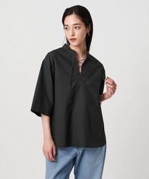 美品 ユナイテッドアローズ TOKYO 1,8万 スタンドカラーブラウス 497 UNITED ARROWS｜ユナイテッドアローズのシャツ/ブラウス（スタンド