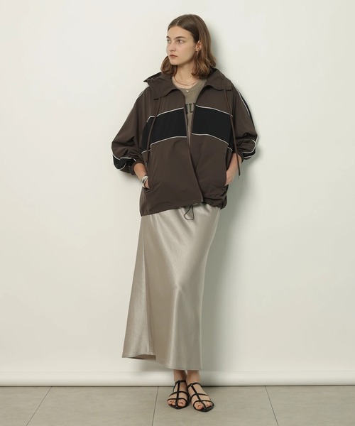 カデュネ　新品正規品　ウィンドブレーカーブルゾン　ジャケット　ピンク ウィンドブレーカー（その他アウター）｜CADUNE（カデュネ）の