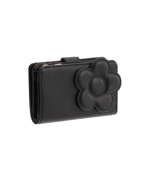 MARY QUANT フーリーデイジーパッチ Lウォレット 黒 Amazon | [マリークヮント] デイジーパッチスナップ2 L