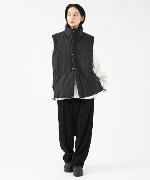 FORTUNA HOMME（フォルトゥナオム）の「【FORTUNA/フォルトゥナ】ECOTECコーデュロイEASYパンツ/ユニセックス【WEB限定】（スラックス・メンズ・ブラウン/ブラック・L/M）」の3枚目の写真