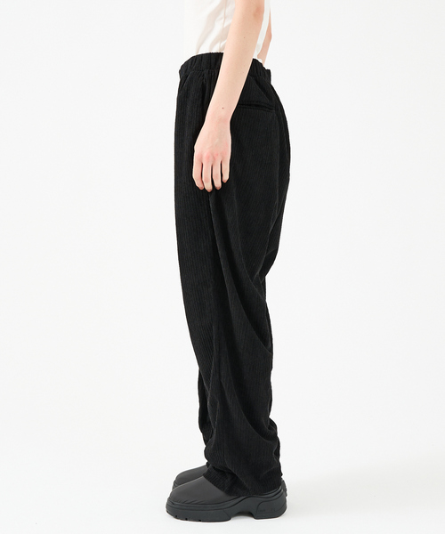 FORTUNA HOMME（フォルトゥナオム）の「【FORTUNA/フォルトゥナ】ECOTECコーデュロイEASYパンツ/ユニセックス【WEB限定】（スラックス・メンズ・ブラウン/ブラック・L/M）」の10枚目の写真