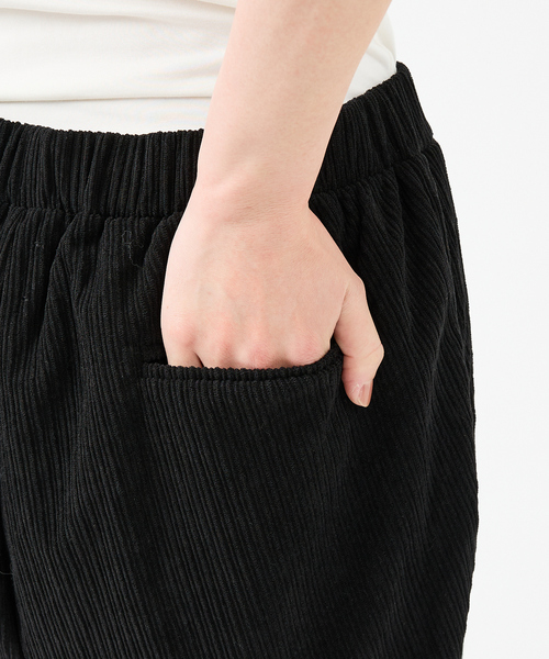 FORTUNA HOMME（フォルトゥナオム）の「【FORTUNA/フォルトゥナ】ECOTECコーデュロイEASYパンツ/ユニセックス【WEB限定】（スラックス・メンズ・ブラウン/ブラック・L/M）」の12枚目の写真