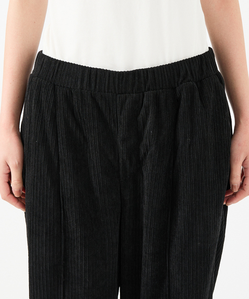 FORTUNA HOMME（フォルトゥナオム）の「【FORTUNA/フォルトゥナ】ECOTECコーデュロイEASYパンツ/ユニセックス【WEB限定】（スラックス・メンズ・ブラウン/ブラック・L/M）」の13枚目の写真