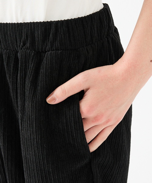 FORTUNA HOMME（フォルトゥナオム）の「【FORTUNA/フォルトゥナ】ECOTECコーデュロイEASYパンツ/ユニセックス【WEB限定】（スラックス・メンズ・ブラウン/ブラック・L/M）」の14枚目の写真