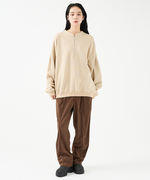 FORTUNA HOMME（フォルトゥナオム）の「【FORTUNA/フォルトゥナ】ECOTECコーデュロイEASYパンツ/ユニセックス【WEB限定】（スラックス・メンズ・ブラウン/ブラック・L/M）」の18枚目の写真