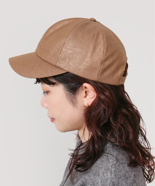 CONTROL FREAK / CTFK(コントロールフリーク)の「CONTROL FREAK(コントロールフリーク)シャイニーキャップ(キャップ・レディース・ブラック/ブラウン・FREE)」の3枚目の写真
