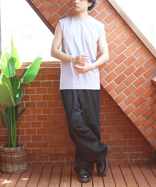 PRO CLUB （プロクラブ）の「PRO CLUB ノースリーブ（タンクトップ・メンズ・ホワイト/ネイビー/ブラック/グレー・SMALL/MEDIUM/LARGE/X-LARGE）」の6枚目の写真