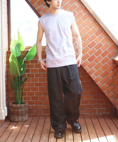 PRO CLUB （プロクラブ）の「PRO CLUB ノースリーブ（タンクトップ・メンズ・ホワイト/ネイビー/ブラック/グレー・SMALL/MEDIUM/LARGE/X-LARGE）」の8枚目の写真