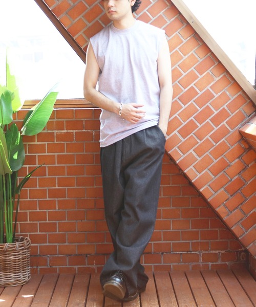 PRO CLUB （プロクラブ）の「PRO CLUB ノースリーブ（タンクトップ・メンズ・ホワイト/ネイビー/ブラック/グレー・SMALL/MEDIUM/LARGE/X-LARGE）」の10枚目の写真