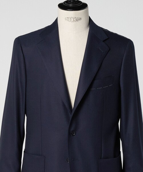 極美品✨ユナイテッドアローズ ジャケット 紺 ネイビー ホップサック