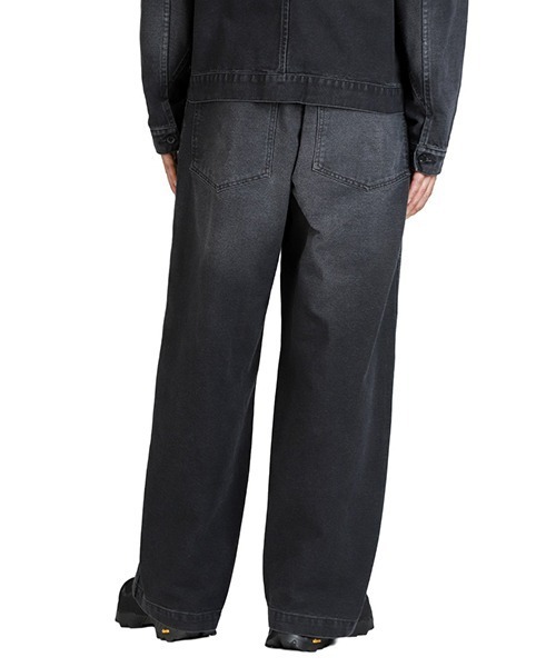 marka（マーカ）の「marka / マーカ：DOUBLE KNEE PANTS -ORGANIC COTTON DUCK-：M25C01PT01C[COR]（その他パンツ・レディース・ブラック・M/S）」の8枚目の写真