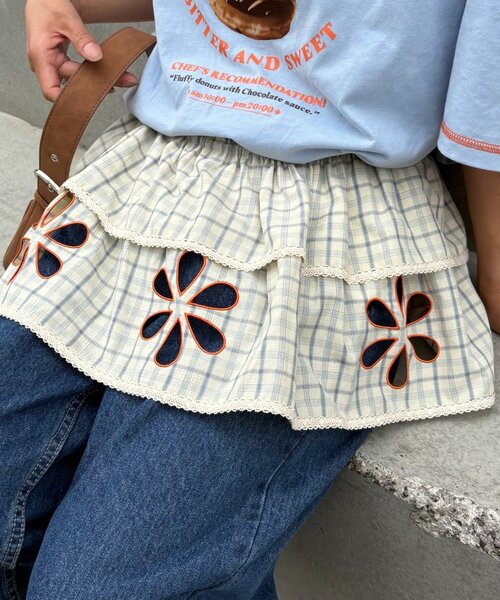 HELLO.SANFRANCISCO（ハローサンフランシスコ）の「【HELLO.SANFRANCISCO/ハローサンフランシスコ】マルチウェイフラワーカット巻きスカート（スカート・レディース・ホワイト/ベージュ/イエロー・ONE SIZE）」の2枚目の写真