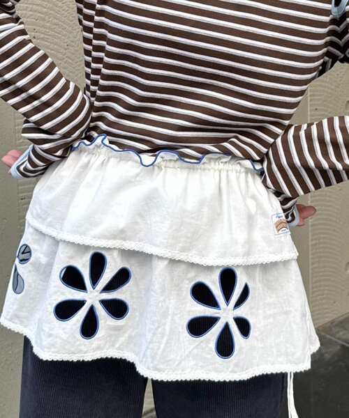 HELLO.SANFRANCISCO（ハローサンフランシスコ）の「【HELLO.SANFRANCISCO/ハローサンフランシスコ】マルチウェイフラワーカット巻きスカート（スカート・レディース・ホワイト/ベージュ/イエロー・ONE SIZE）」の11枚目の写真