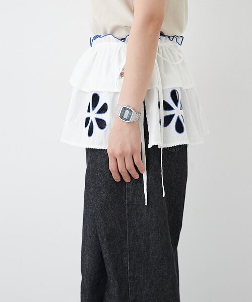 HELLO.SANFRANCISCO（ハローサンフランシスコ）の「【HELLO.SANFRANCISCO/ハローサンフランシスコ】マルチウェイフラワーカット巻きスカート（スカート・レディース・ホワイト/ベージュ/イエロー・ONE SIZE）」の22枚目の写真