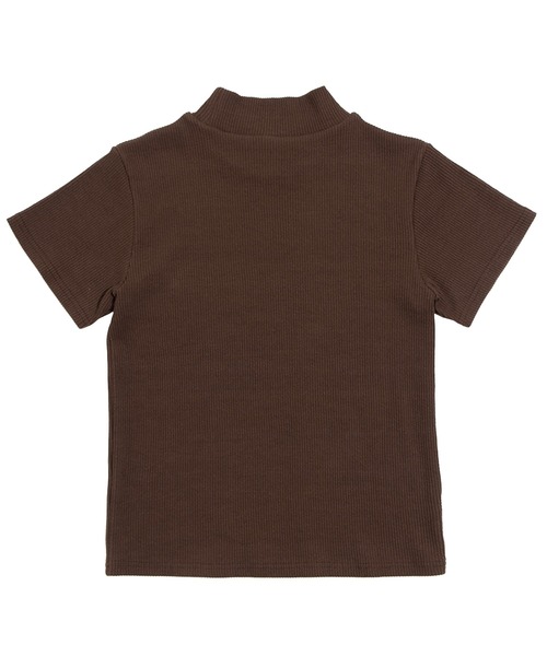 PUNYUS（プニュズ）の「ハイネックリブＴシャツ（Tシャツ/カットソー・レディース・ブラウン/ブラック/サックスブルー・1/2/3/4）」の12枚目の写真