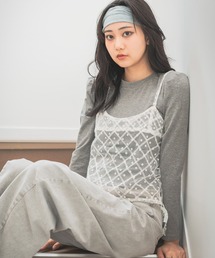 3.3 Field Trip/ドットキャミ付きロングスリーブ