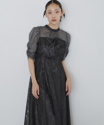 ノットリボンレースドレス / knot ribbon lace dress