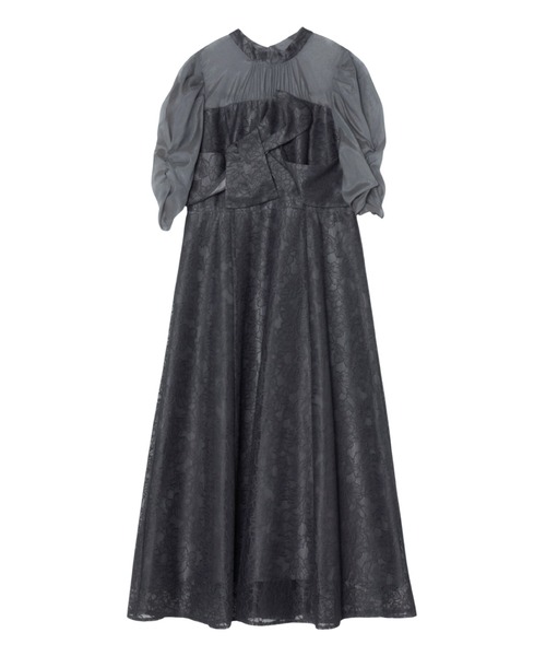 セール】ノットリボンレースドレス / knot ribbon lace dress（ドレス