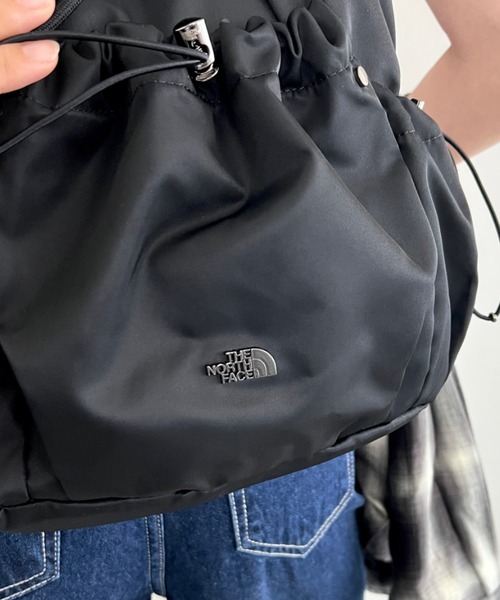 THE NORTH FACE（ザノースフェイス）の「国内未発売 THE NORTH FACE(ザ・ノースフェイス)/3WAY 巾着型 ショルダー ボディバッグ リュック バックパック/BONNEY PACK M（バックパック/リュック・レディース・ブラック/クリーム/ピンク/ブラック系その他/グレー・FREE）」の7枚目の写真