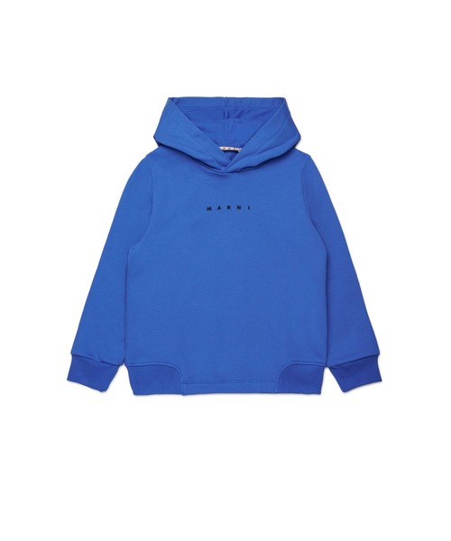 MARNI(マルニ)の「キッズ プルオーバーパーカー MARNI KID(パーカー・キッズ・ブルー/ブラック/グレー・10Y/14Y/12Y/8Y/6Y/4Y)」の1枚目の写真