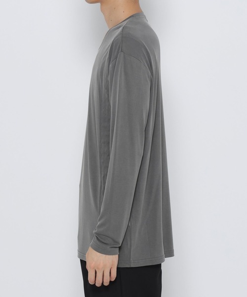 HARE（ハレ）の「アシメギャザーカットソー(HARE)（Tシャツ/カットソー・メンズ・パープル/ブラック/グレー・FREE）」の16枚目の写真