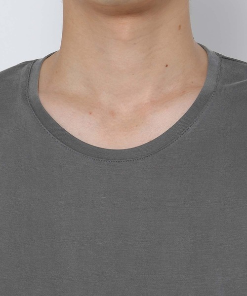 HARE（ハレ）の「アシメギャザーカットソー(HARE)（Tシャツ/カットソー・メンズ・パープル/ブラック/グレー・FREE）」の19枚目の写真