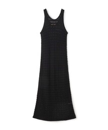 美品　BACCA バッカ　レディース　ワンピース　ブラック　38 M シルク BACCA（バッカ）の「□シャドードット オーバードレス