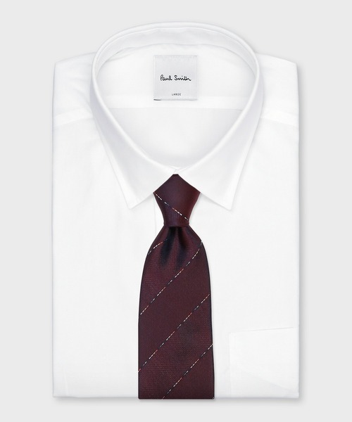 アーティストストライプポイント レジメンタルタイ【250014 552MJ