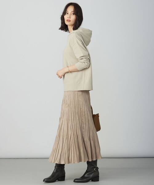 J.PRESS(ジェイプレス)の「CHENILLE フーデッド ニット(ニット/セーター・レディース・ベージュ系/ライトグレー系/ブラック系・T15/T13)」の15枚目の写真