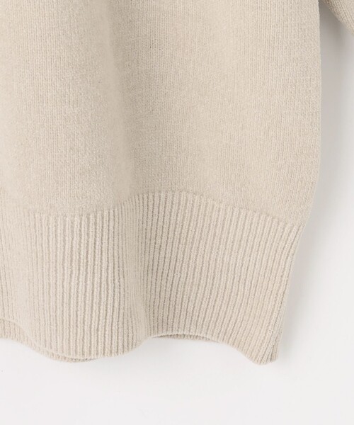 J.PRESS(ジェイプレス)の「CHENILLE フーデッド ニット(ニット/セーター・レディース・ベージュ系/ライトグレー系/ブラック系・T15/T13)」の9枚目の写真