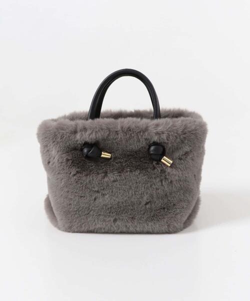 URBAN RESEARCH ROSSO WOMEN（アーバンリサーチ　ロッソ）の「VIOLAd’ORO　エコファーノットハンドル（ハンドバッグ・レディース・モカ/ブラウン系その他・-）」の3枚目の写真