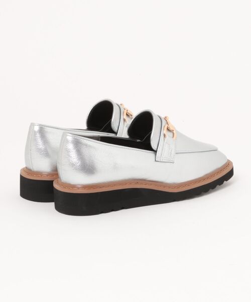 minia(ミニア)の「【minia】ビットウェッジローファー(ローファー・レディース・ブラック/シルバー・S/M/L/LL)」の3枚目の写真