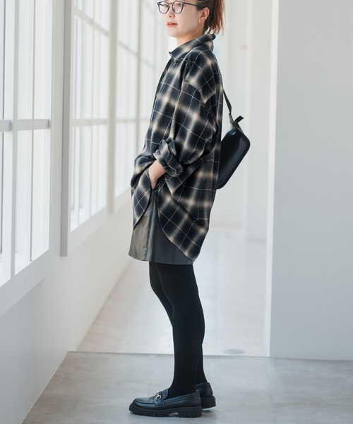 Spick & Span（スピックアンドスパン）の「メタルボタンオンブレーチェックルーズシャツ（シャツ/ブラウス・レディース・その他4/その他2/マルチ・FREE）」の19枚目の写真