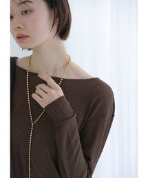 La TOTALITE | 【洗える】強撚フライスボートネックプルオーバー(Tシャツ/カットソー)