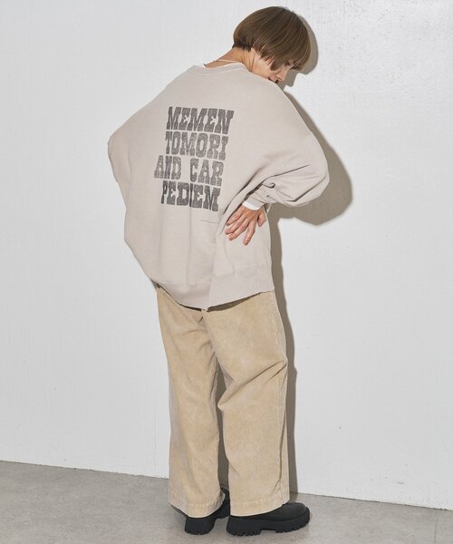 Whim Gazette（ウィムガゼット）の「【GEMINI】オーバーバックプリント