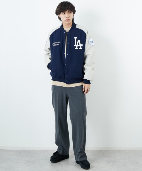 FANATICS/ファナティクス] 別注 MLBロゴワッペン メルトン