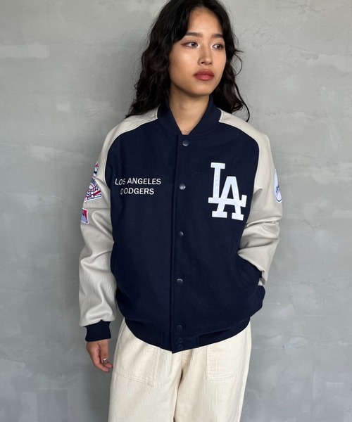 FANATICS/ファナティクス] 別注 MLBロゴワッペン メルトン