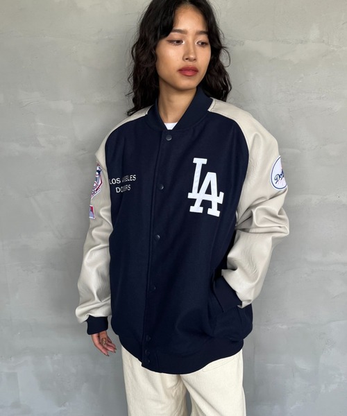 FANATICS/ファナティクス] 別注 MLBロゴワッペン メルトン