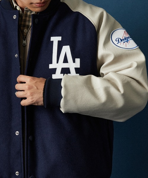 FANATICS/ファナティクス] 別注 MLBロゴワッペン メルトン