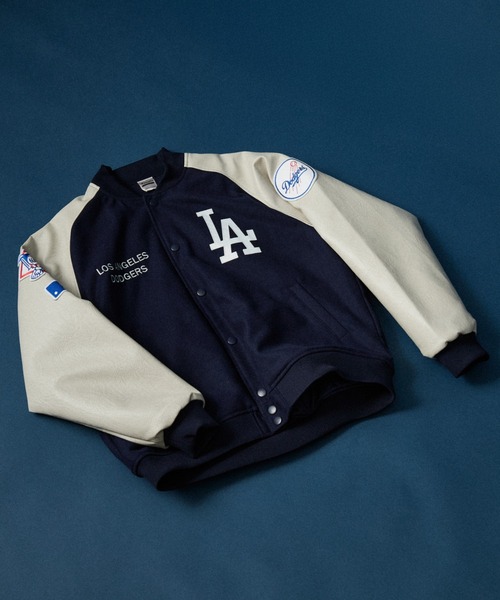 セール】[FANATICS/ファナティクス] 別注 MLBロゴワッペン メルトン