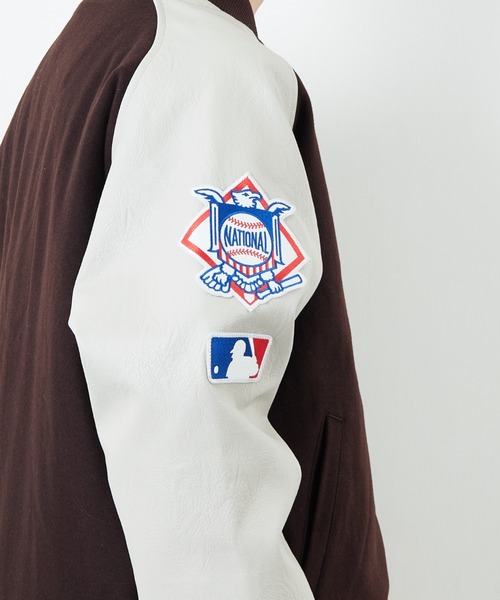 FANATICS/ファナティクス] 別注 MLBロゴワッペン メルトン