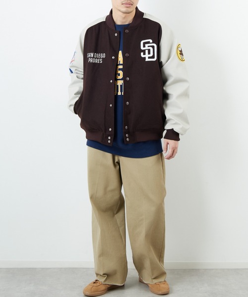 FANATICS/ファナティクス] 別注 MLBロゴワッペン メルトン