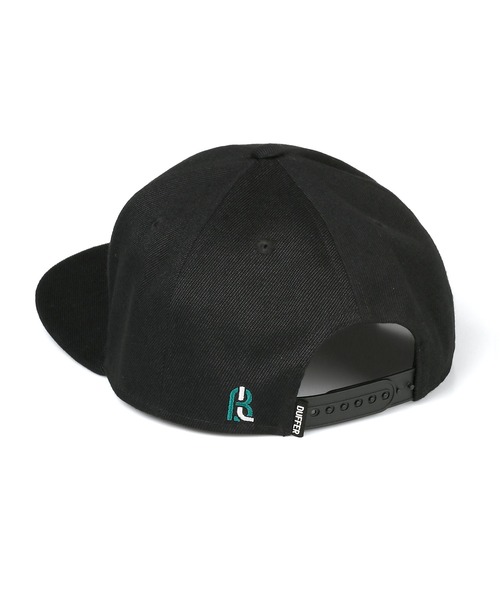 The DUFFER of ST.GEORGE（ザダファーオブセントジョージ）の「〔BLACK LABEL〕ORIGINAL FLAT VISOR CAP ：オリジナル フラットバイザー キャップ（キャップ・メンズ・ブラック/グレー・F）」の6枚目の写真