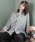 ROCHEM�i���[�V�F���j�́u���[�Y�V���G�b�g�Z��X�g���C�v/�~�j�`�F�b�N�V���c�i�V���c/�u���E�X�j�v�b�z���C�g�n