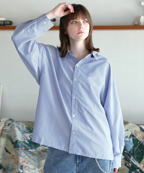 searoomlynn ストライプシャツ SeaRoomlynn♡シールームリン Seersucke