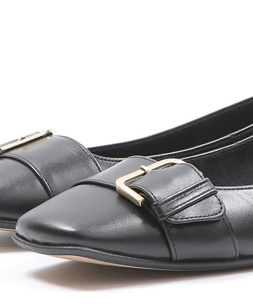 HIPS（ヒップス）の「【本革】ベルトデザインスクエアトゥパンプス（パンプス・レディース・ボルドー/チェック/ブラック/ネイビー・22.5cm/24.5cm/24cm/23.5cm/23cm）」の9枚目の写真