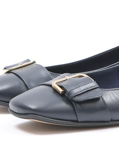 HIPS（ヒップス）の「【本革】ベルトデザインスクエアトゥパンプス（パンプス・レディース・ボルドー/チェック/ブラック/ネイビー・22.5cm/24.5cm/24cm/23.5cm/23cm）」の14枚目の写真