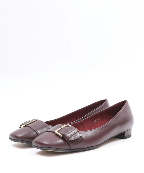 HIPS（ヒップス）の「【本革】ベルトデザインスクエアトゥパンプス（パンプス・レディース・ボルドー/チェック/ブラック/ネイビー・22.5cm/24.5cm/24cm/23.5cm/23cm）」の15枚目の写真